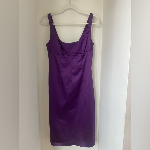 D&G Dresses & Skirts - Vintage 1990s D&G Purple Satin Corset Dress Size 46